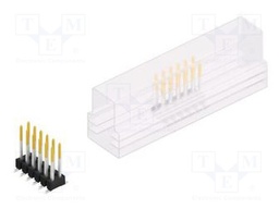 Connector: pin strips; pin header; male; PIN: 12; 2.54mm; SMT; 2x6