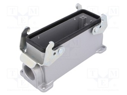 Enclosure: for HDC connectors; C146; size E24; with double latch
