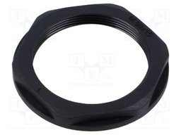 Nut; M50; polyamide 6; 60mm; black; -40÷100°C; Thread: metric