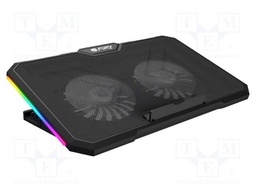 Notebook cooling stand; GUNBAI; black; USB A