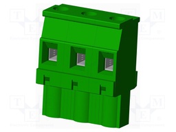 Connector: pluggable terminal block; plug; female; angled 90°