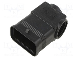 Enclosure: for HDC connectors; CQ; size 32.13; Locking: for latch