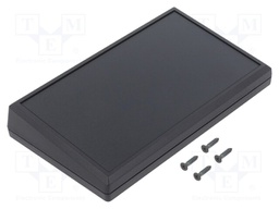 Enclosure: desktop; TENCLOS SLANT SLOPE; X: 145mm; Y: 85mm; ABS