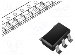 Operational Amplifier, 1 Amplifier, 350 kHz, 0.17 V/µs, 2.3V to 5.5V, SOT-23, 5 Pins