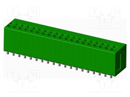 Connector: PCB terminal block; terminal; Plating: tinned; on PCBs