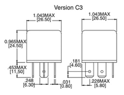 Relay: electromagnetic; SPST-NO; Ucoil: 12VDC; 40A; automotive