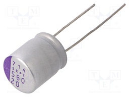 Capacitor: polymer; 560uF; 20VDC; ESR: 12mΩ; SEPF; SMD; ±20%