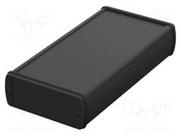 Enclosure: with panel; ALUBOS 800; X: 82mm; Y: 150mm; Z: 32mm; black
