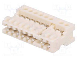 Connector: card edge; RAST 2.5; plug; female; angled 90°; PIN: 8