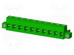 Connector: pluggable terminal block; plug; female; straight; 12A