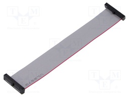Ribbon cable with IDC connectors; Tape ph: 0.64mm; 127mm