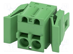 PCB connector, nominal cross section: 2.5 mm2, color: green,