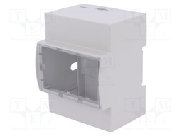 Enclosure: for computer; Raspberry Pi 3 B; ABS; grey; X: 71.3mm