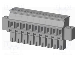Connector: pluggable terminal block; plug; female; angled 90°