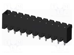 Connector: pluggable terminal block; socket; male; on PCBs