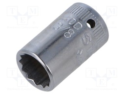 Socket; 12-angles,socket spanner; 3/8"; 1/4"; 23mm