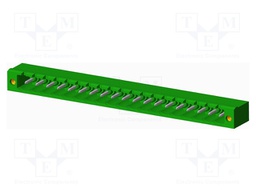 Connector: pluggable terminal block; socket; male; angled 90°