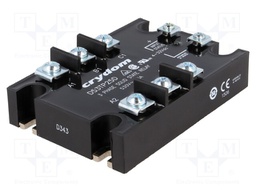 Relay: solid state; Ucntrl: 3÷32VDC; 25A; 48÷530VAC; 3-phase; IP00