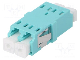 Connector: fiber optic; socket,coupler; duplex,multi mode (MM)