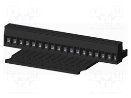 Connector: pluggable terminal block; plug; female; straight; 300V