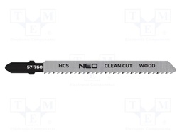 Hacksaw blade-set; wood,jigsaw; 10teeth/inch; 100mm; 2pcs.