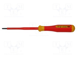 Screwdriver; insulated; slot; SL 3,5mm; Blade length: 100mm
