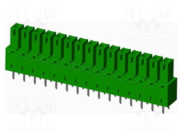 Connector: pluggable terminal block; socket; female; straight