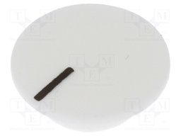Cap; plastic; push-in; white; Application: K21