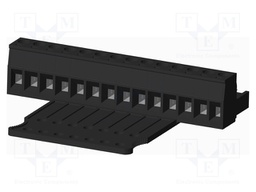 Connector: pluggable terminal block; plug; female; straight; 5mm