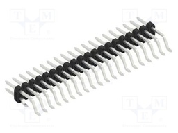 Connector: pin strips; pin header; male; PIN: 40; 2mm; SMT; 2x20