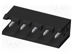 Connector: pluggable terminal block; socket; male; on PCBs