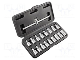 Wrench-set; Mounting: 3/8"; 18pcs.