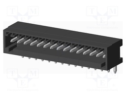 Connector: pluggable terminal block; socket; male; on PCBs