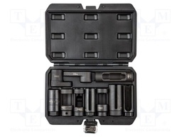 Socket; 12-angles,6-angles,socket spanner; 10pcs.