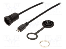 Adapter cable; USB B micro plug,USB B micro socket; 1310; IP65