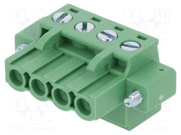 Pluggable terminal block; 5.08mm; ways: 4; straight; plug; female