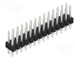 Connector: pin strips; pin header; male; PIN: 28; 2.54mm; THT; 2x14