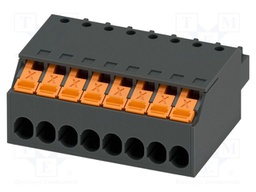 PCB connector, nominal cross section: 1.5 mm2, color: black,