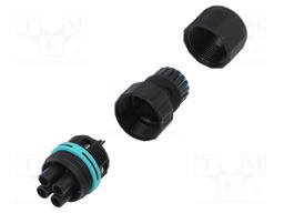 Connector: AC supply; screw terminal; female; TH387; 7÷12mm; 450V