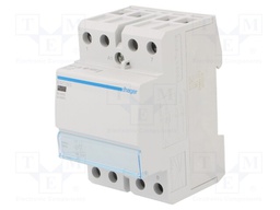 Contactor: 2-pole installation; 63A; 230VAC; NO; DIN; -10÷50°C