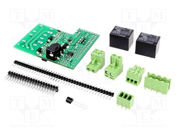 Extension module; screw terminal,pin strips,supply; 64x58mm