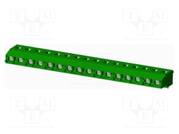 Connector: PCB terminal block; terminal; Plating: tinned; on PCBs