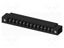 Connector: pluggable terminal block; socket; male; on PCBs