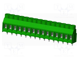 Connector: PCB terminal block; terminal; Plating: tinned; on PCBs