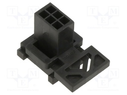 Microfit 3.0 BMI Panel Mount Plug 6 Ckt