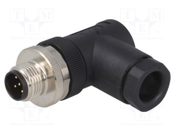 Plug; M12; PIN: 5; male; B code-Profibus; for cable; screw terminal