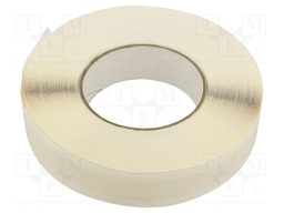 Tape: fixing; W: 19mm; L: 30m; Thk: 0.4mm; rubber hot-melt; amber