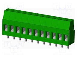 Connector: PCB terminal block; terminal; Plating: tinned; on PCBs