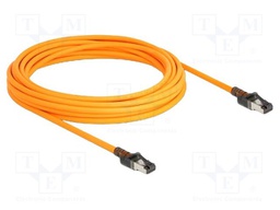 Patch cord; S/FTP; Cat: 6a; RJ45 plug,USB C socket,both sides