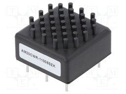 Converter: DC/DC; 20W; Uin: 42÷176V; 5VDC; Iout: 4A; 1"x1"; 23g